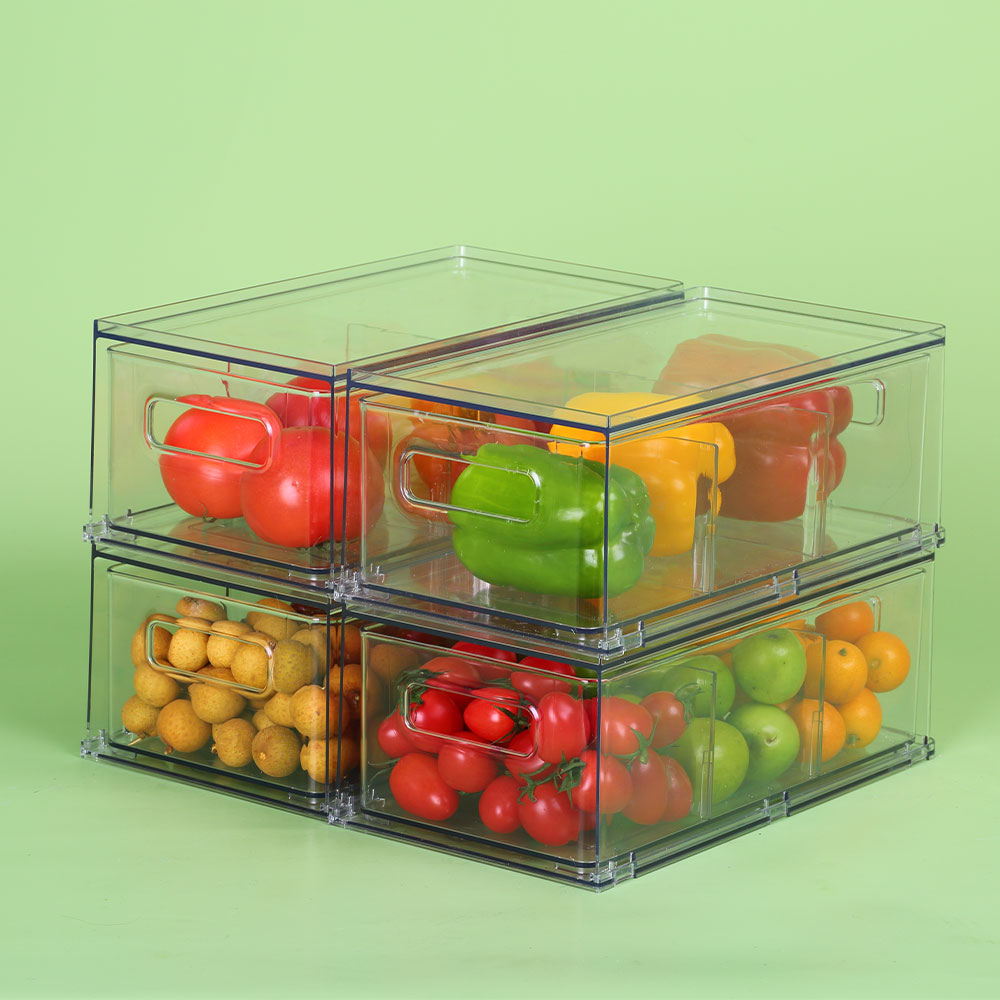 Three Grid Food Storage Containers Fridge