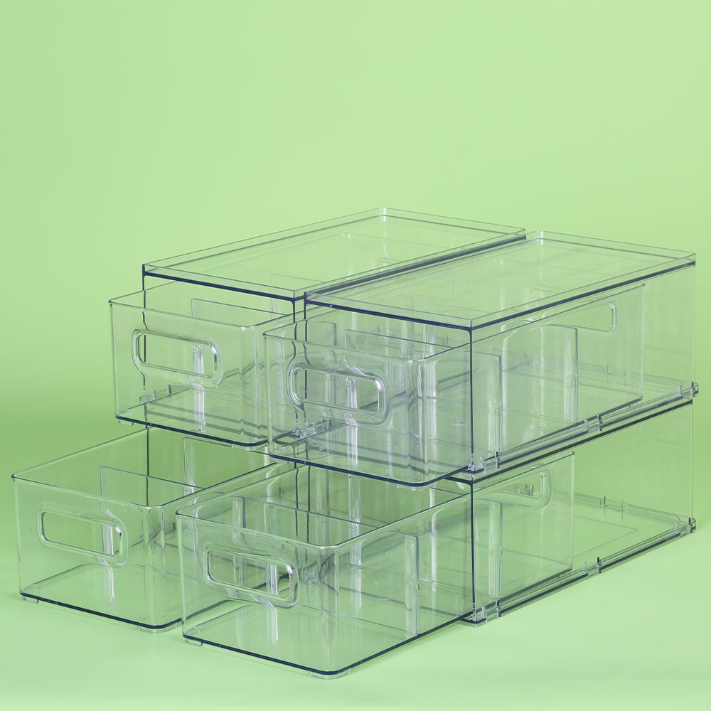 Three Grid Food Storage Containers Fridge